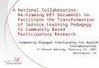 A National Collaboration: Re-Framing RPT Documents to Facilitate the Transformation of Service Learning Pedagogy to Community Based Participatory Research