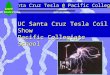 UC Santa Cruz Tesla @ Pacific Collegiate SCIPP UC Santa Cruz UC Santa Cruz Tesla Coil Show Pacific Collegiate School