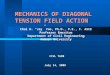 MECHANICS OF DIAGONAL TENSION FIELD ACTION Chai H. “Jay” Yoo, Ph.D., P.E., F. ASCE Professor Emeritus Department of Civil Engineering Auburn University