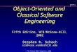 Slide 2.1 © The McGraw-Hill Companies, 2002 Object-Oriented and Classical Software Engineering Fifth Edition, WCB/McGraw-Hill, 2002 Stephen R. Schach srs@vuse.vanderbilt.edu