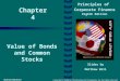 Chapter 4 Principles of Corporate Finance Eighth Edition Value of Bonds and Common Stocks Slides by Matthew Will Copyright © 2006 by The McGraw-Hill Companies,