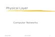 Spring 2000John Kristoff1 Physical Layer Computer Networks