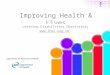Improving Health & Lives Learning Disabilities Observatory 