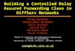 Building a Controlled Delay Assured Forwarding Class in DiffServ Networks Parag Kulkarni Nazeeruddin Mohammad Sally McClean Gerard Parr Michaela Black