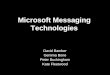 Microsoft Messaging Technologies David Bamber Gemma Bone Peter Buckingham Kate Fleetwood