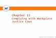 Copyright Atomic Dog Publishing, 2004 Chapter 11 Complying with Workplace Justice Laws