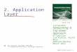 Application Layer 2-1 2. Application Layer Computer Networking: A Top Down Approach 6 th edition Jim Kurose, Keith Ross Addison-Wesley March 2012 All material