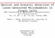 Optical and Acoustic Detection of Laser-Generated Microbubbles in Single Cells IEEE Transactions on Ultrasonics, Ferroelectronics, and Frequency Control