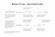 1 Reaction mechanisms. 2 Ionic Reactions 3 4 5