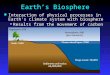 Earth’s Biosphere Interaction of physical processes in Earth’s climate system with biosphere Interaction of physical processes in Earth’s climate system