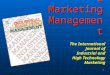 1 Industrial Marketing Management The International Journal of Industrial and High Technology Marketing