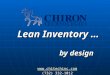 Lean Inventory … by design  (732) 332-1012