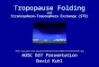 Tropopause Folding and Stratosphere-Troposphere Exchange (STE) AOSC 637 Presentation David Kuhl 