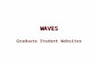 WAVES Graduate Student Websites. URL and Account  Username: see Prof. Leighton Password: see Prof. Leighton All students have