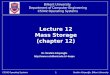 CS342 Operating Systemsİbrahim Körpeoğlu, Bilkent University1 Lecture 12 Mass Storage (chapter 12) Dr. İbrahim Körpeoğlu korpe