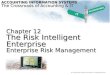 Chapter 12 The Risk Intelligent Enterprise Enterprise Risk Management ACCOUNTING INFORMATION SYSTEMS The Crossroads of Accounting & IT © Copyright 2012