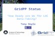 GridPP Status “How Ready are We for LHC Data-Taking?” Tony Doyle