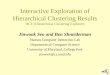 Interactive Exploration of Hierarchical Clustering Results HCE (Hierarchical Clustering Explorer) Jinwook Seo and Ben Shneiderman Human-Computer Interaction
