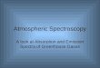 Atmospheric Spectroscopy A look at Absorption and Emission Spectra of Greenhouse Gases