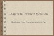 Chapter 8: Internet Operation Business Data Communications, 5e
