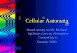 Cellular Automata Based mostly on Dr. Richard Spillman class on Alternative Computing in Summer 2000