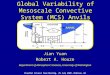 Global Variability of Mesoscale Convective System (MCS) Anvils Jian Yuan Robert A. Houze Department of Atmospheric Sciences, University of Washington CloudSat