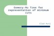 Gomory-Hu Tree for representation of minimum cuts Elad Avni