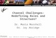 Channel Challenges: Redefining Roles and Structure? Dr. Maria Marshall Dr. Jay Akridge Source: 2003 National Conference for Agribusiness, “Serving Commercial