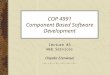 COP 4991 Component Based Software Development Lecture #3 Web Services Onyeka Ezenwoye