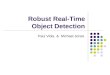 Robust Real-Time Object Detection Paul Viola & Michael Jones
