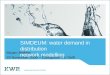SIMDEUM: water demand in distribution network modelling Mirjam Blokker 20 November 2009 – ColloquiumTU Delft