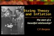 String Theory and Inflation The start of a beautiful relationship? C.P. Burgess