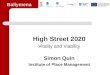 Ballymena High Street 2020 Vitality and Viability Simon Quin Institute of Place Management