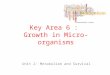 Key Area 6 : Growth in Micro-organisms Unit 2: Metabolism and Survival