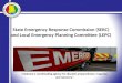 State Emergency Response Commission (SERC) and Local Emergency Planning Committee (LEPC) “Alabama's coordinating agency for disaster preparedness, response,