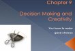What is involved in the decision making process? What are the alternative decision-making models? What are key decision-making traps and issues? What