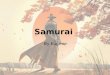 Samurai By Eugene. Introduction Samurais were Japanese warriors that lived in the east, away from the Europeans. They were skilled sword users. They use