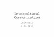 Intercultural Communication Lecture_3 2.03.2015. Dimensions of Culture Hofstede’s value dimensions of culture are based on research conducted in 40 countries