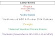CONTENTS *Tropics -ENSO [Neutral] -MJO *Extra-tropics *Verification of ASO & October 2014 Outlooks *Drought *Selected Weather/Climate Events *Outlooks