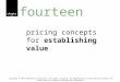 Chapter pricing concepts for establishing value fourteen Copyright © 2015 McGraw-Hill Education. All rights reserved. No reproduction or distribution without