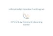 Jaffrey Rindge Extended Day Program 21 st Century Community Learning Center