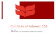 Conflicts of Interest 101 Fall 2014 Kate Walker, Vice President for Finance and Treasurer