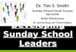 Dr. Tim S. Smith Sunday School/Small Groups Specialist State Missionary Georgia Baptist Convention