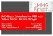 Building a Comprehensive CMDB with System Center Service Manager MMS Minnesota 2014 Marcel Zehner @marcelzehner  Travis Wright @radtravis