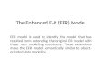 The Enhanced E-R (EER) Model The Enhanced E-R (EER) Model EER model is used to identify the model that has resulted form extending the original ER model