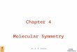 Dr. S. M. Condren Chapter 4 Molecular Symmetry. Dr. S. M. Condren