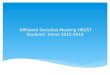 Affiliated Societies Meeting HKUST Students’ Union 2015-2016