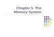 Chapter 5. The Memory System. Overview Basic memory circuits Organization of the main memory Cache memory concept Virtual memory mechanism Secondary storage