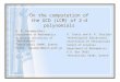 On the computation of the GCD (LCM) of 2-d polynomials N. P. Karampetakis Department of Mathematics Aristotle University of Thessaloniki Thessaloniki 54006,