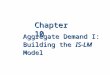 Aggregate Demand I: Building the IS-LM Model Chapter 10